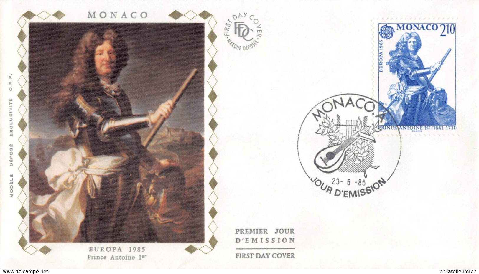 Monaco - FDC Europa 1985 - 1985