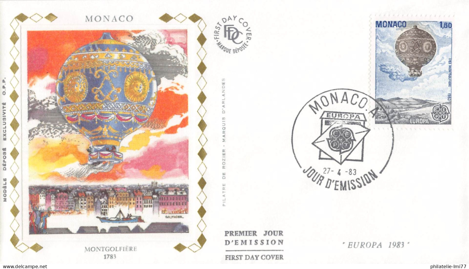 Monaco - FDC Europa 1983 - 1983