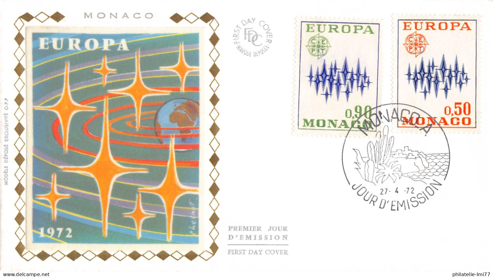 Monaco - FDC Europa 1972 - 1972
