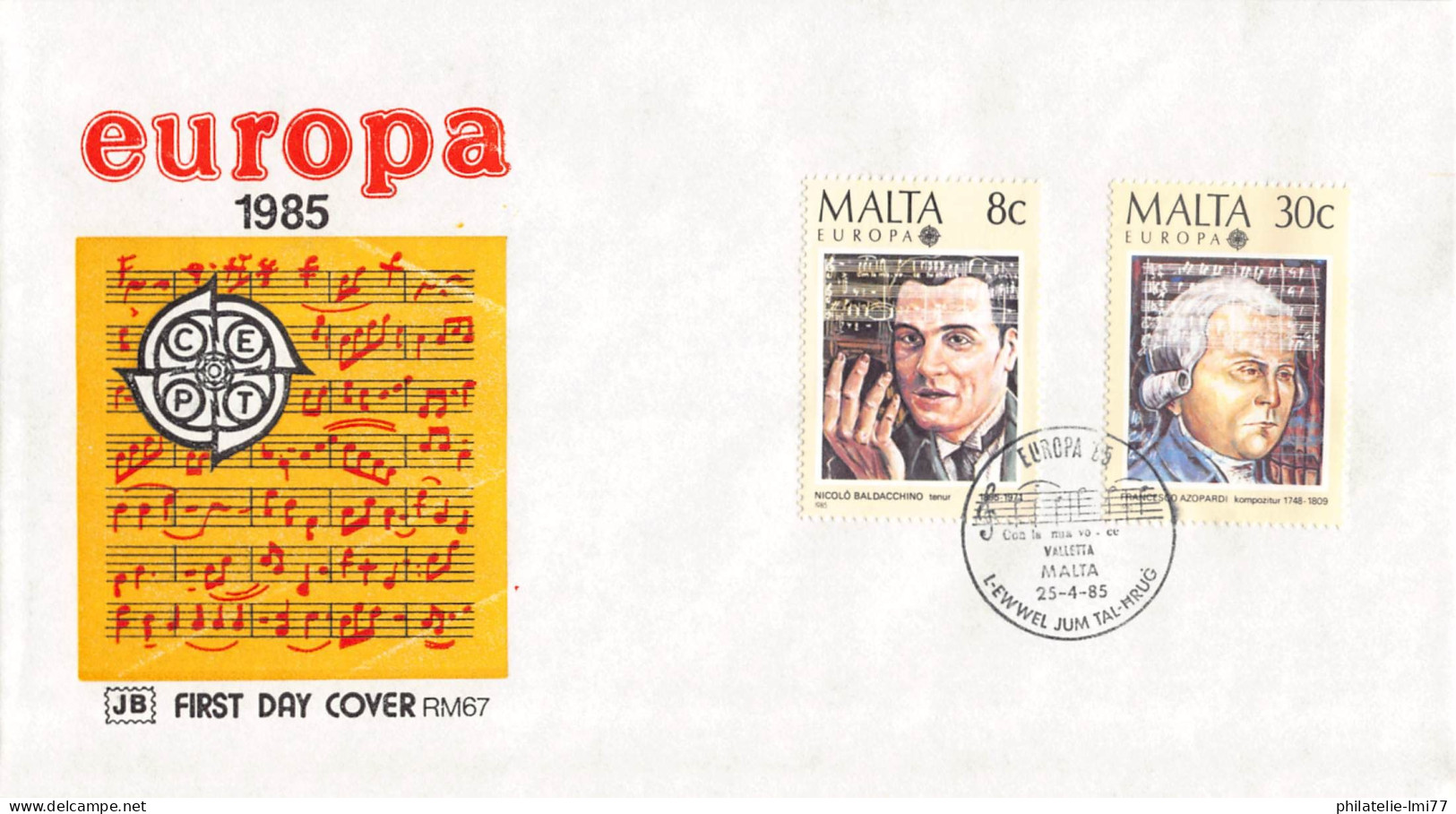 Malte - FDC Europa 1985 - 1985