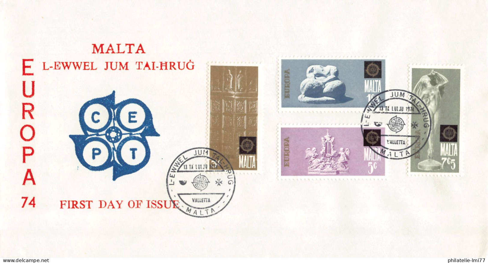 Malte - FDC Europa 1974 - 1974