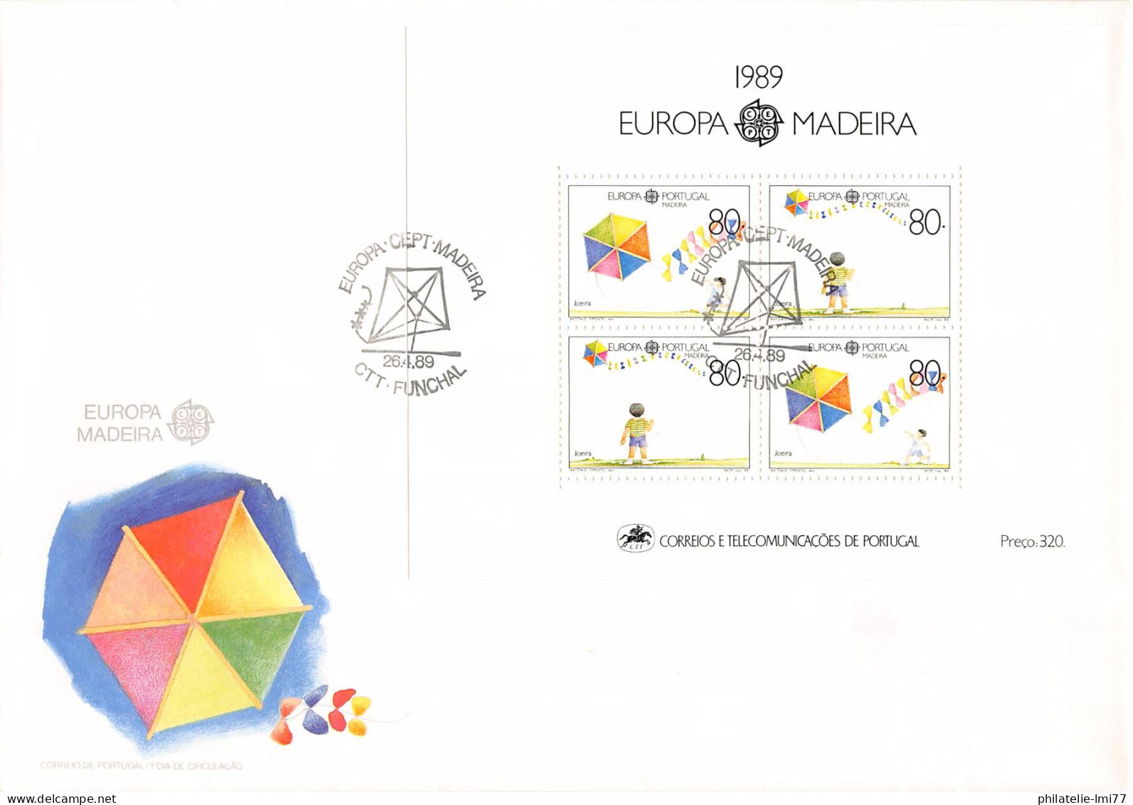 Madère V2 - FDC Europa 1989 - 1989