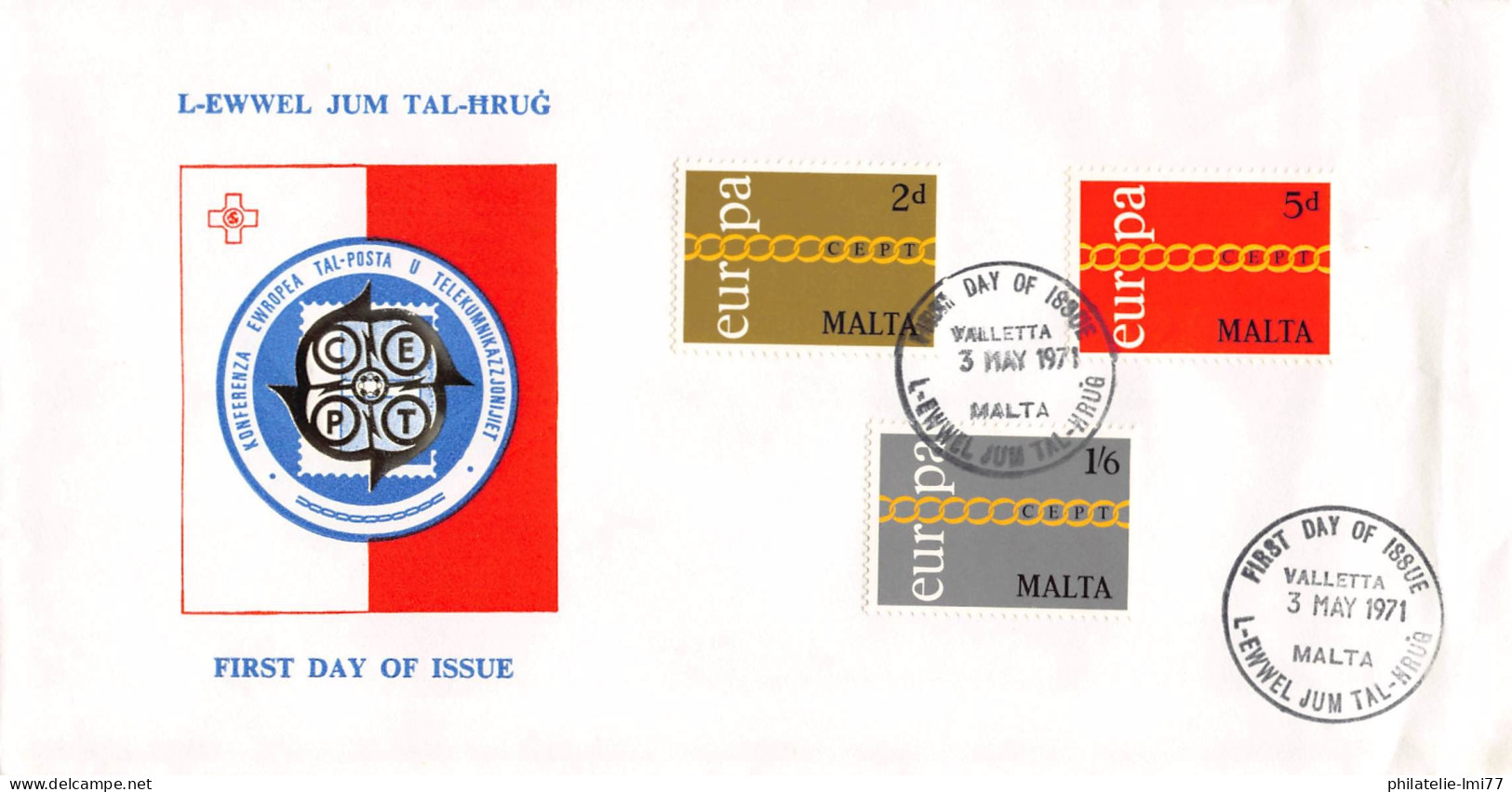 Malte - FDC Europa 1971 - 1971