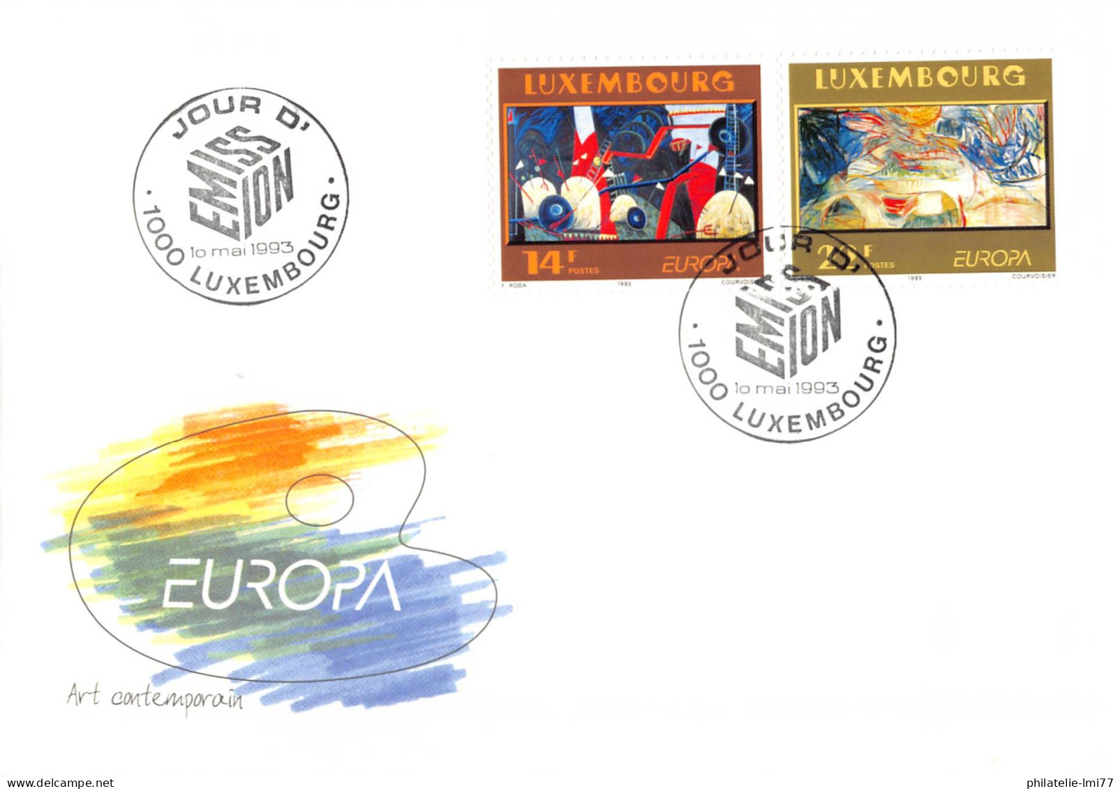 Luxembourg - FDC Europa 1993 - 1993