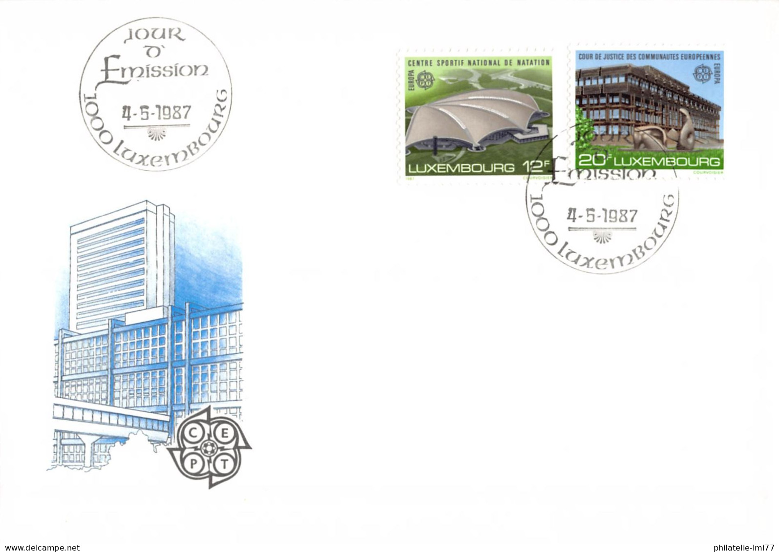 Luxembourg - FDC Europa 1987 - 1987