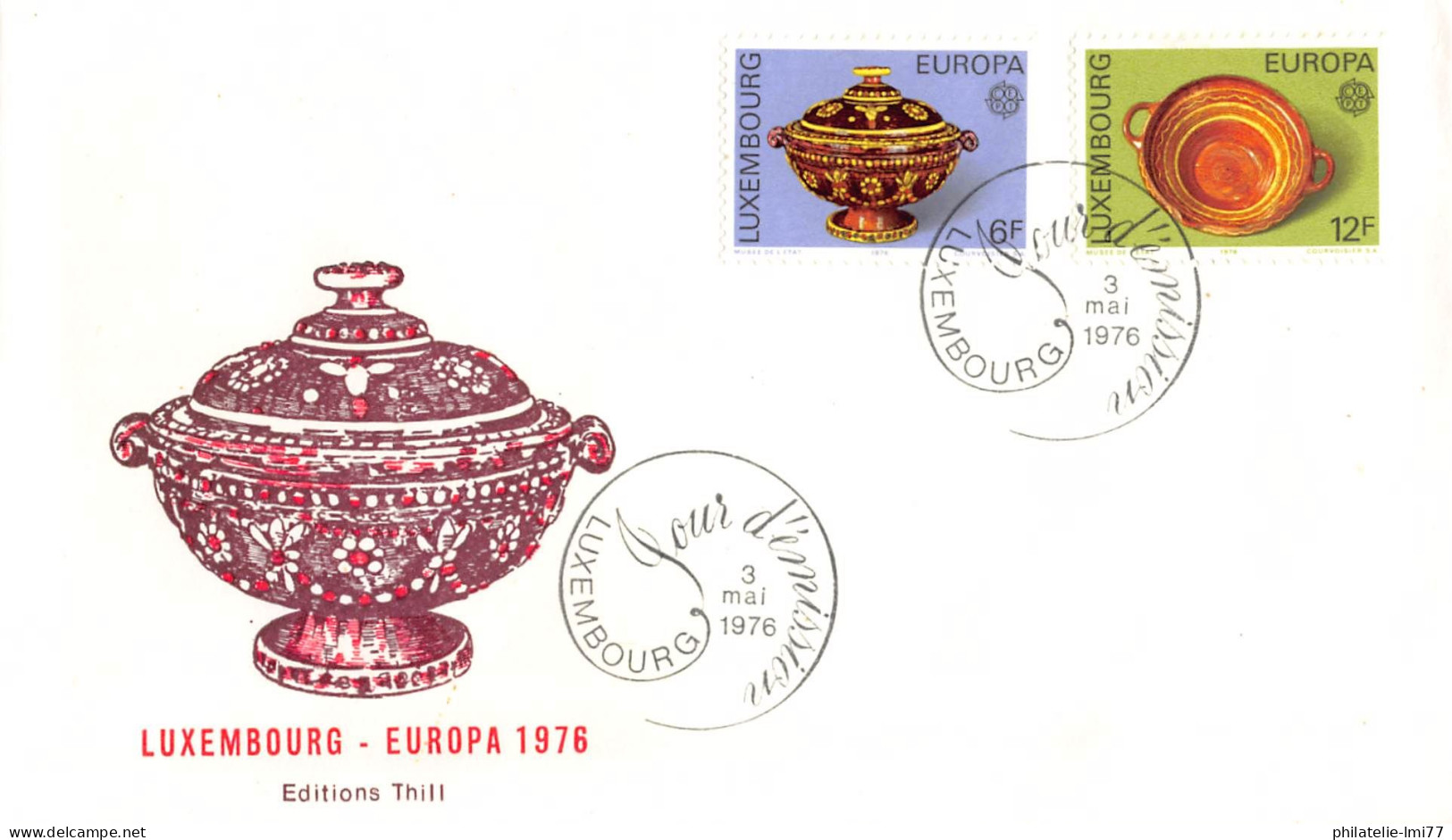 Luxembourg - FDC Europa 1976 - 1976