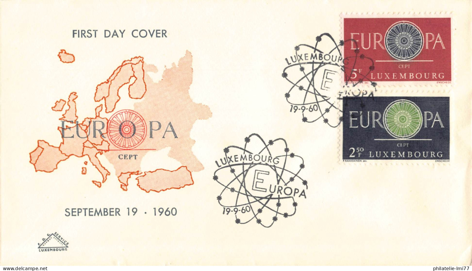 Luxembourg - FDC Europa 1960 - 1960