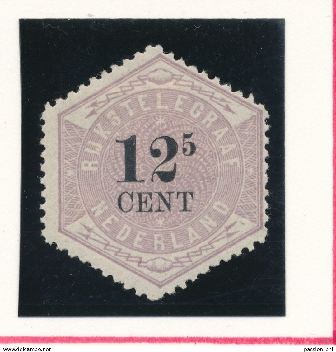 B6 NETHERLANDS TEL SET 25C MISSING HINGED LITTLE THINNED ON THE LAST VALUE SCARCE - Telegraph