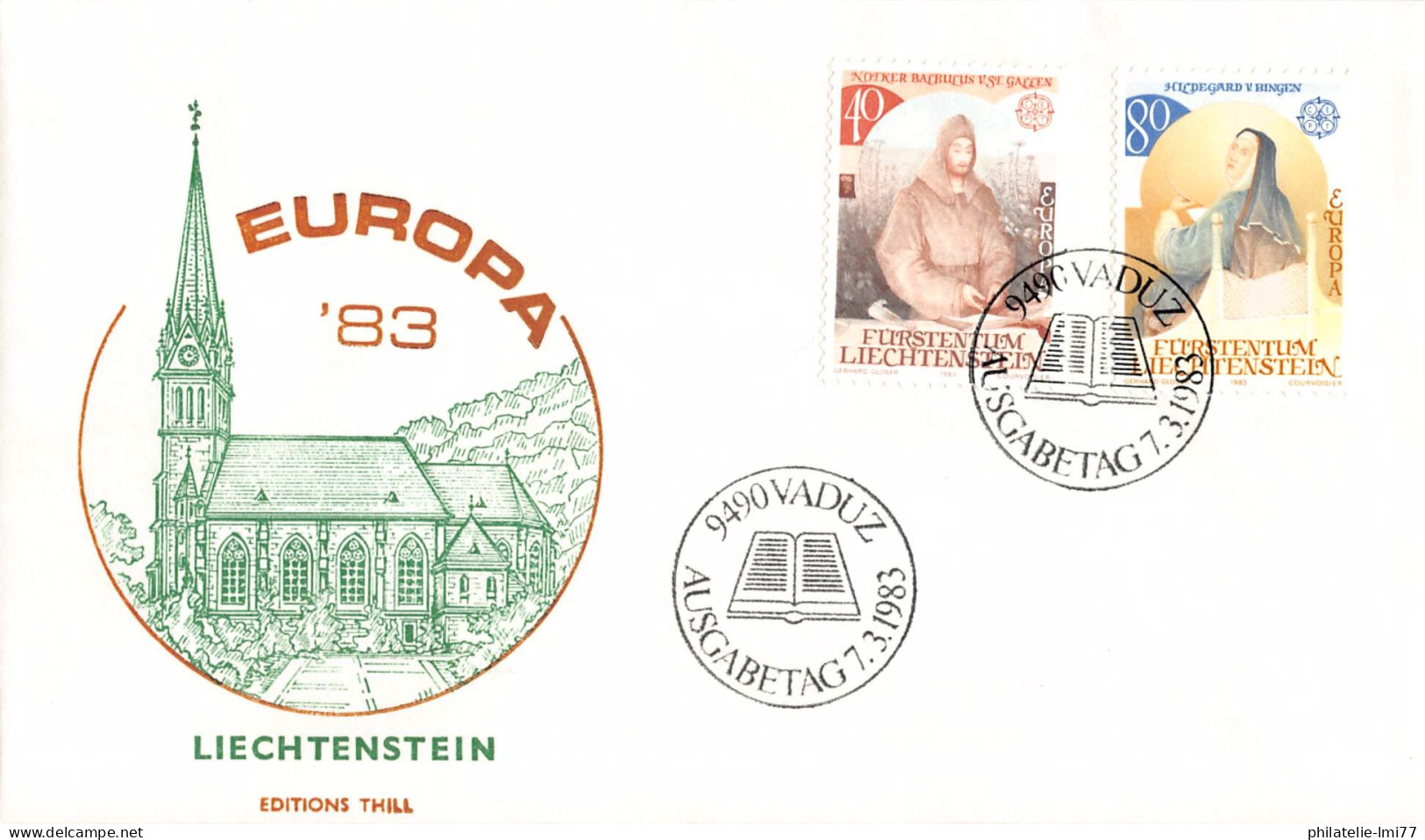 Liechtenstein - FDC Europa 1983 - 1983