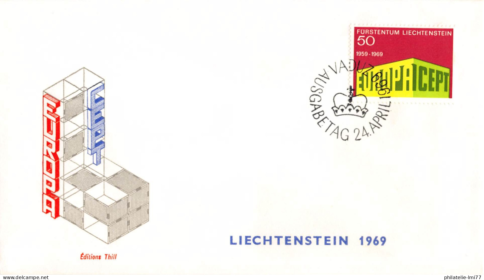 Liechtenstein - FDC Europa 1969 - 1969
