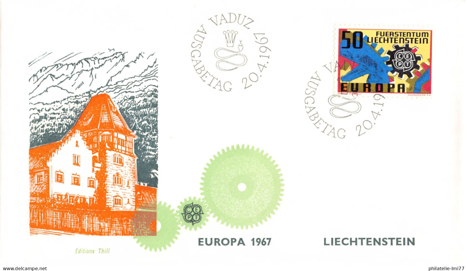 Liechtenstein - FDC Europa 1967 - 1967