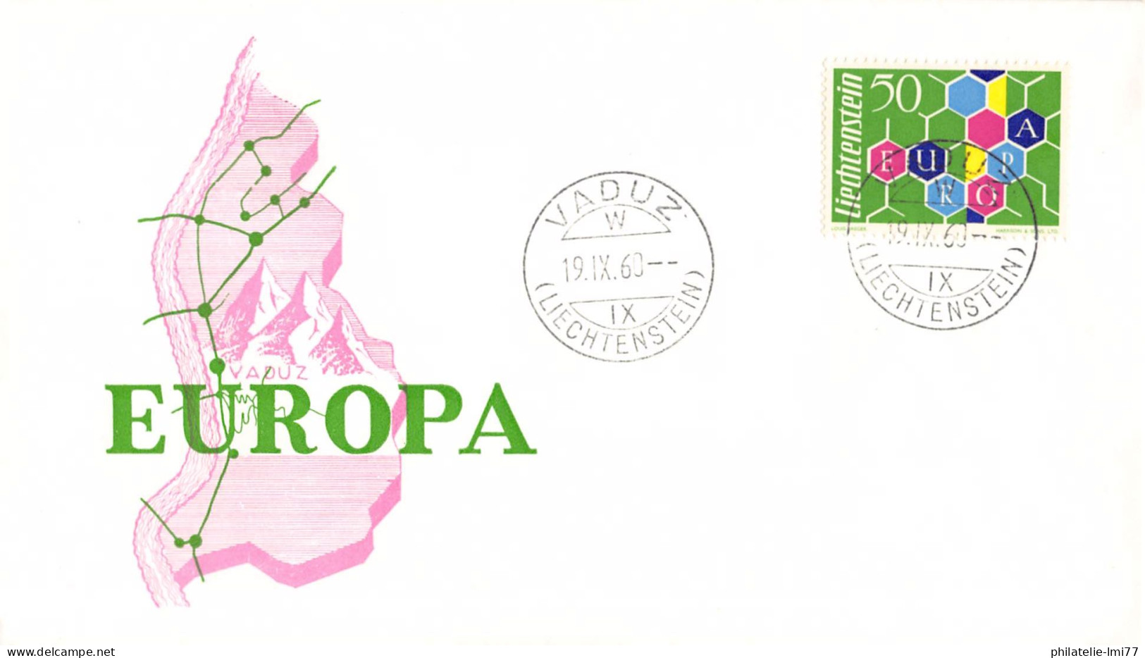 Liechtenstein - FDC Europa 1960 - 1960