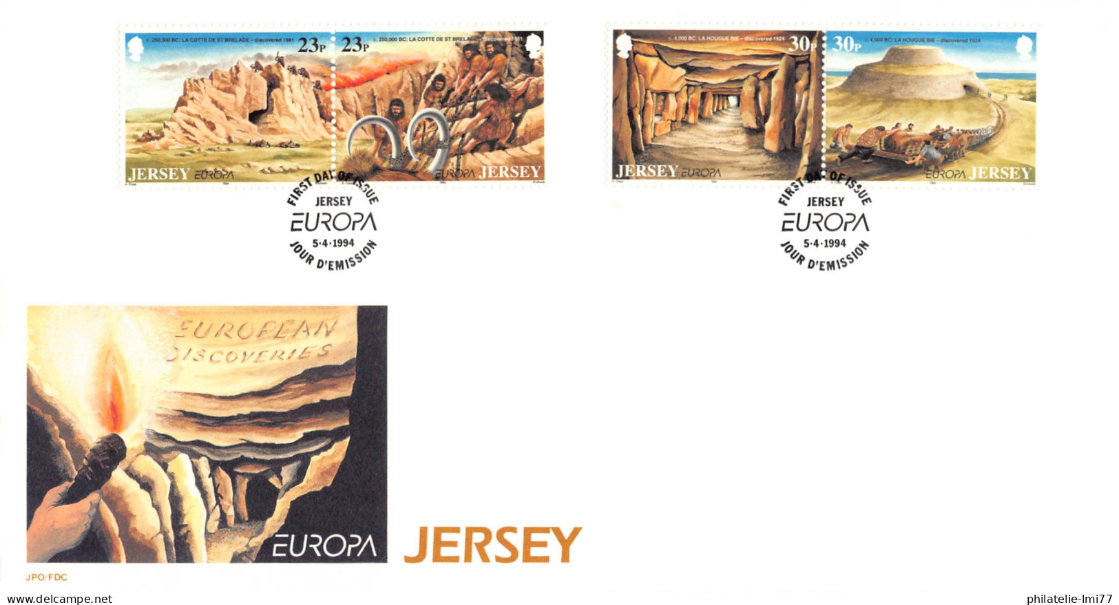 Jersey - FDC Europa 1994 - 1994