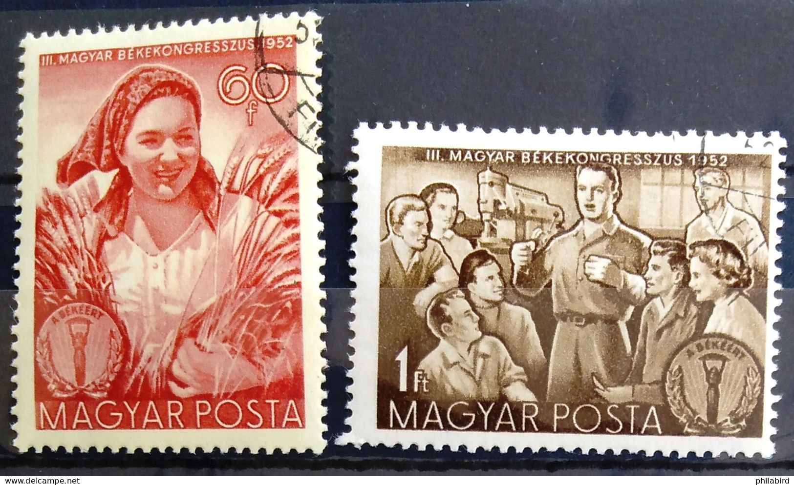 HONGRIE                       N° 1066/1067                      OBLITERE - Used Stamps