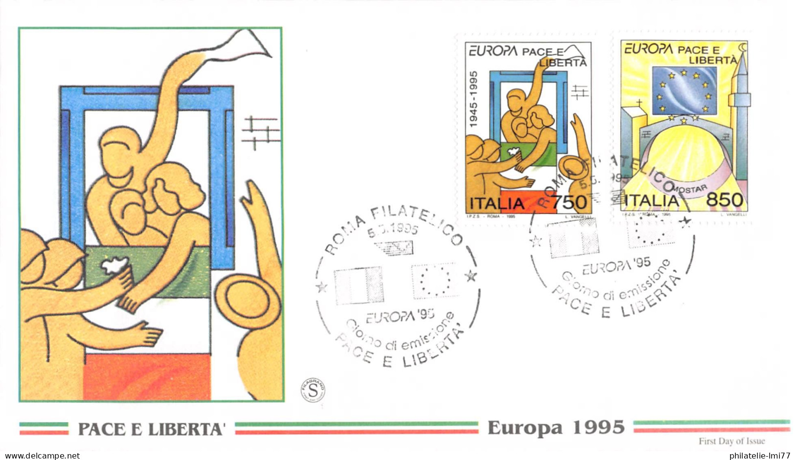 Italie - FDC Europa 1995 - 1995