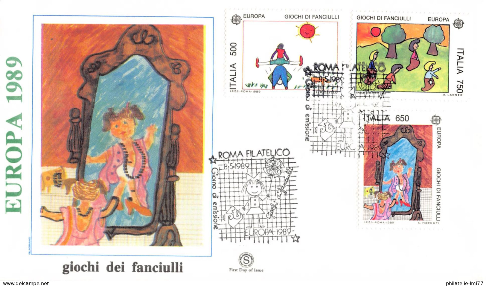 Italie - FDC Europa 1989 - 1989