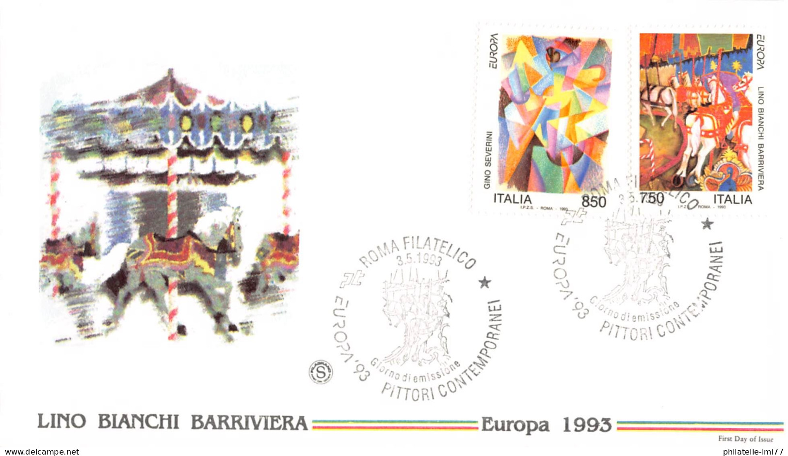 Italie - FDC Europa 1993 - 1993