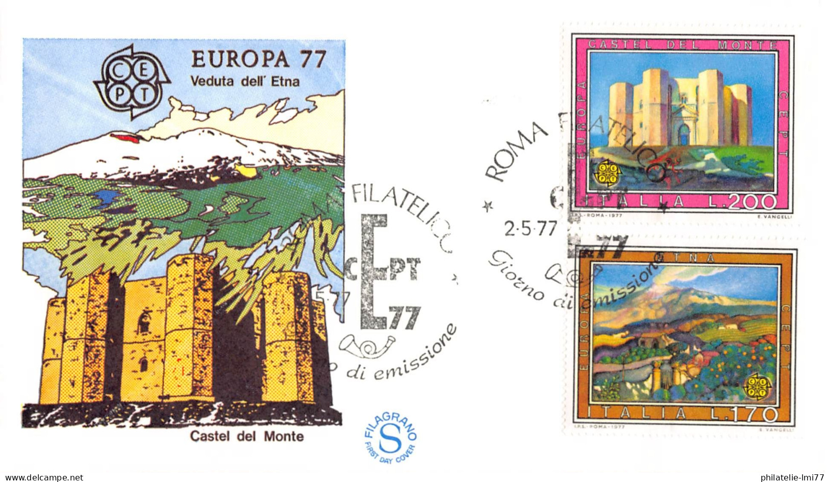 Italie - FDC Europa 1977 - 1977