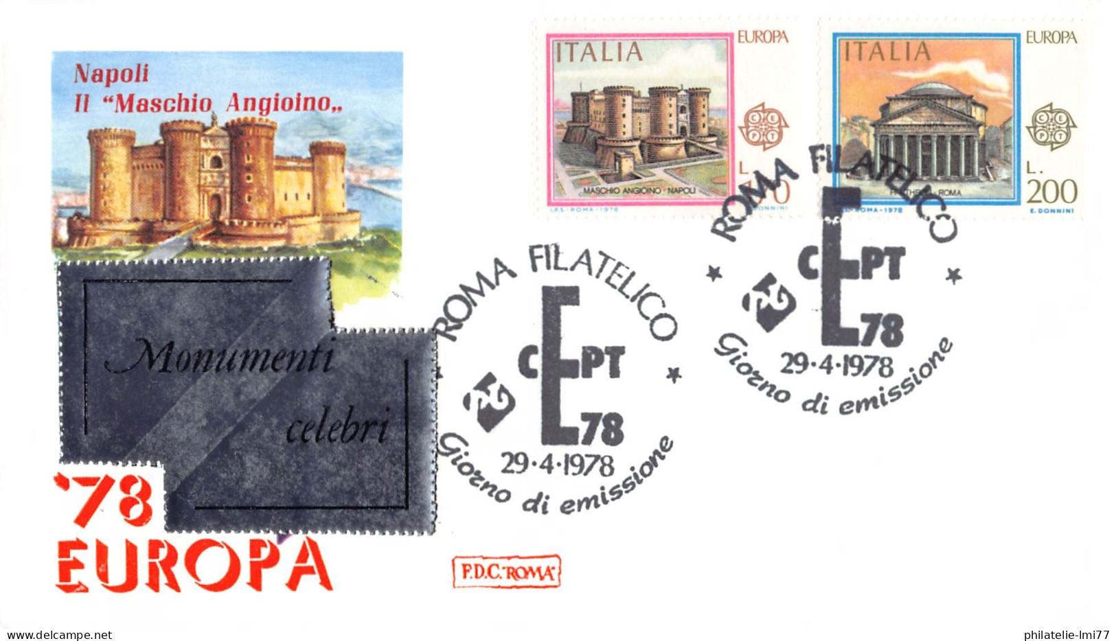 Italie - FDC Europa 1978 - 1978