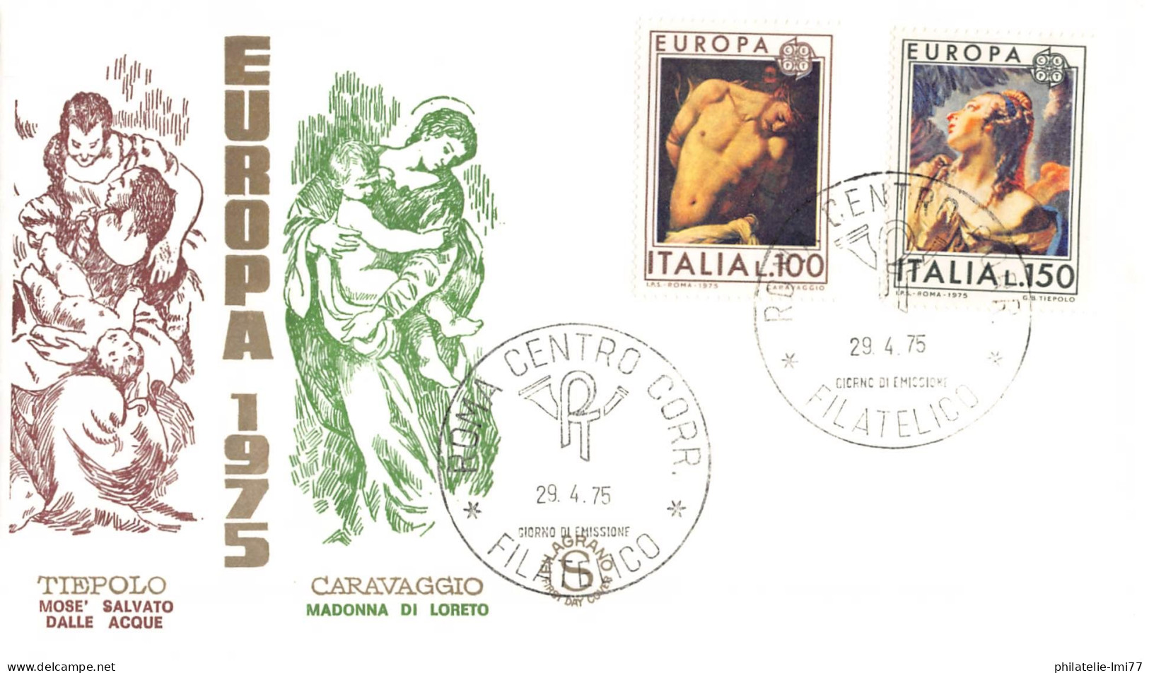Italie - FDC Europa 1975 - 1975