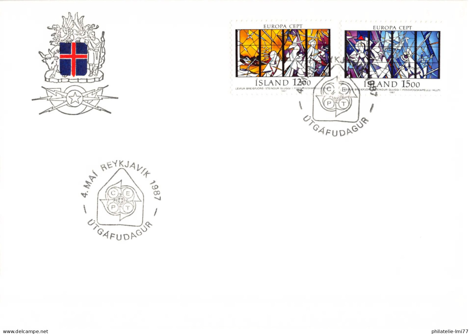 Islande - FDC Europa 1987 - 1987