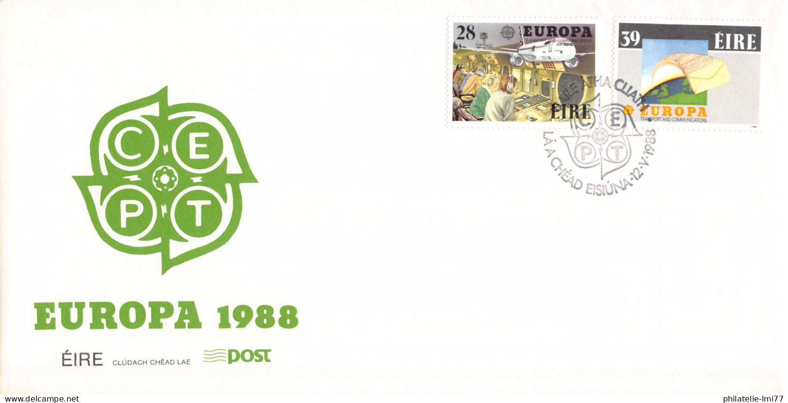 Irlande - FDC Europa 1988 - 1988