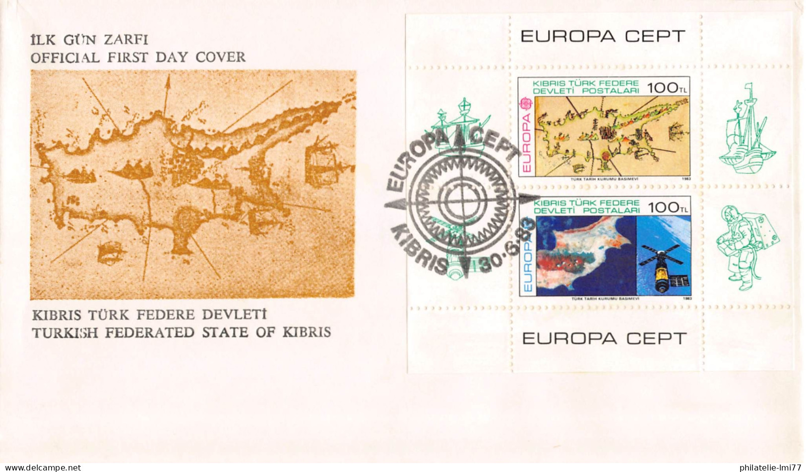 Turquie (Adm. Chypre) - FDC Europa 1983 - 1983