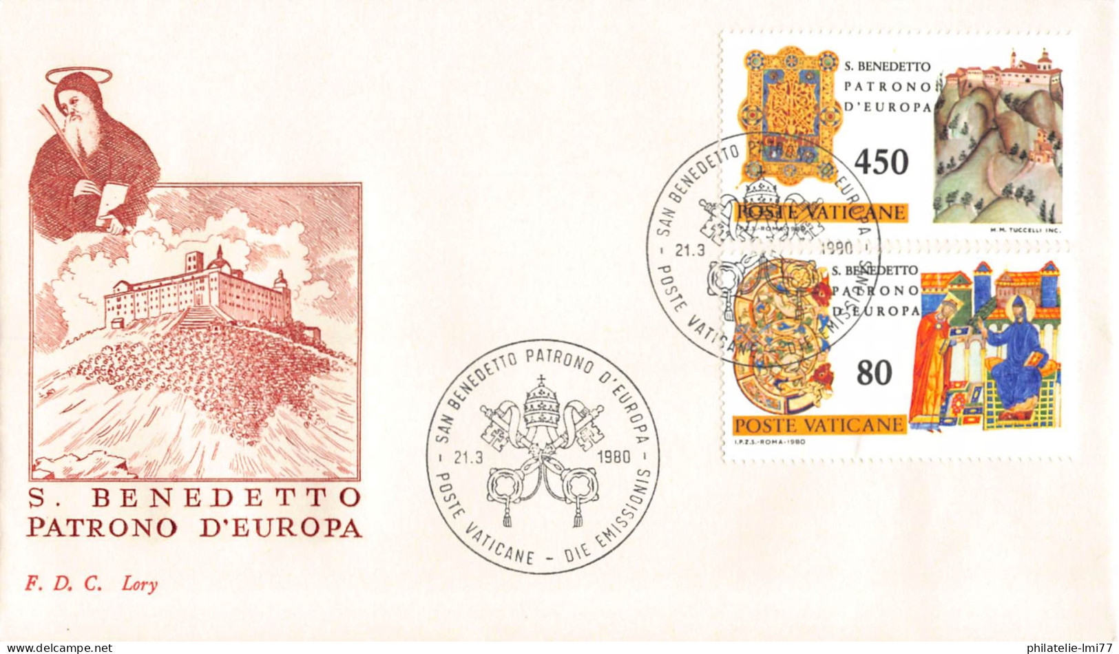 Vatican - FDC Europa 1980 - 1980