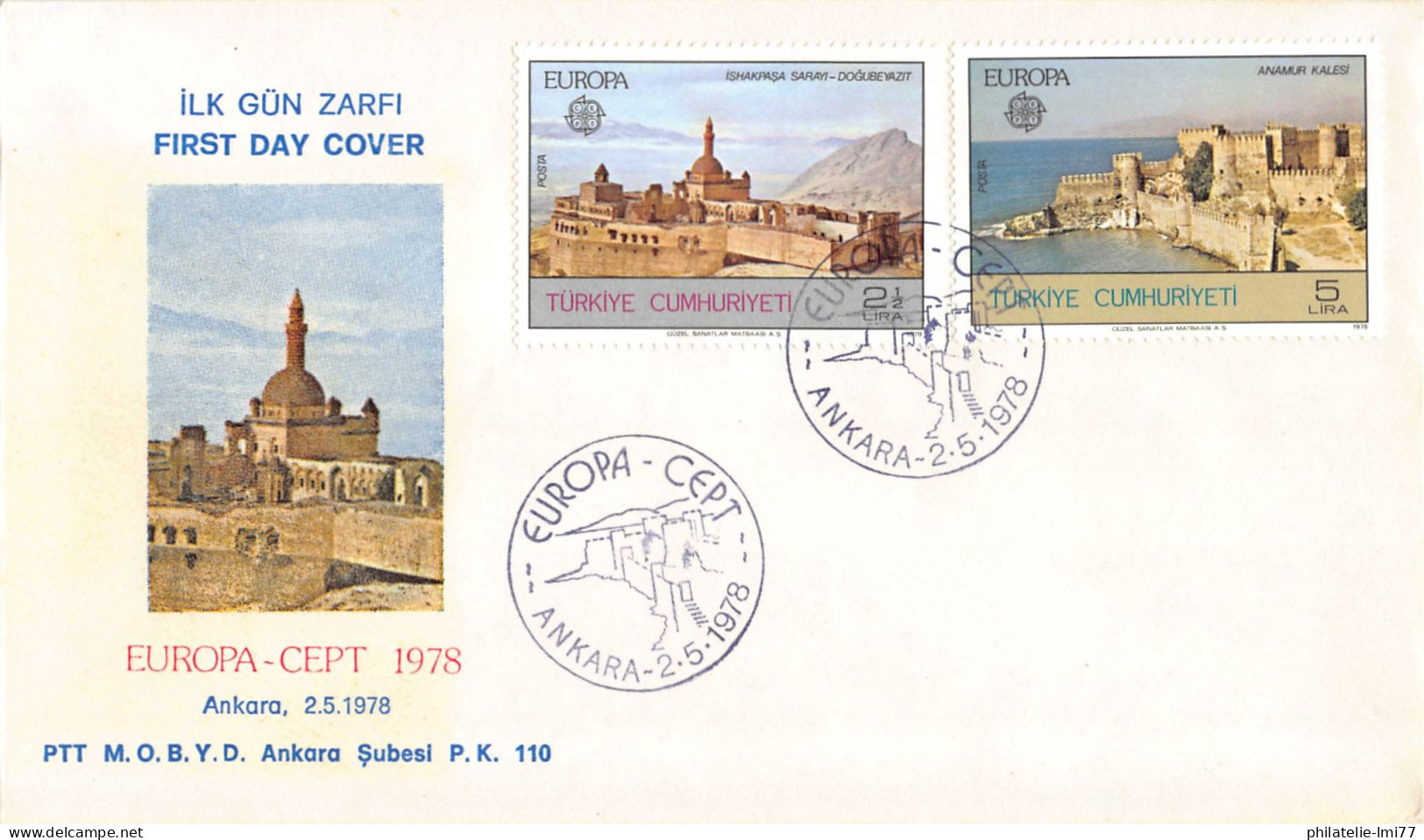 Turquie - FDC Europa 1978 - 1978