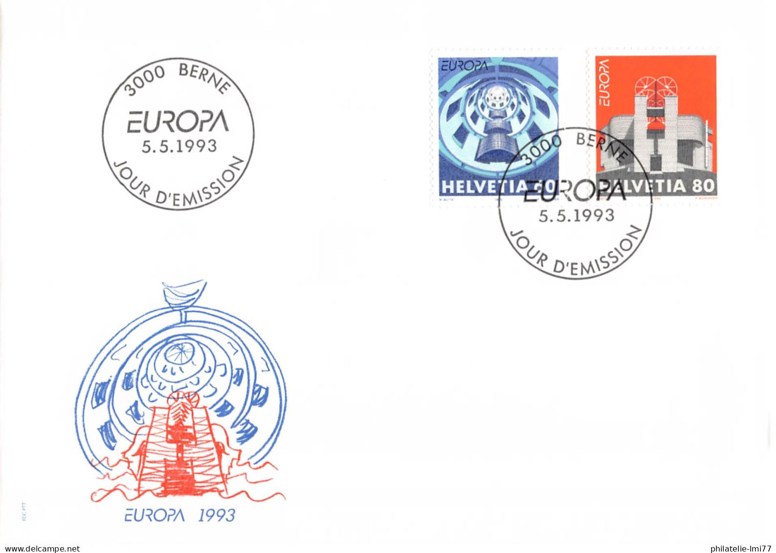 Suisse - FDC Europa 1993 - 1993