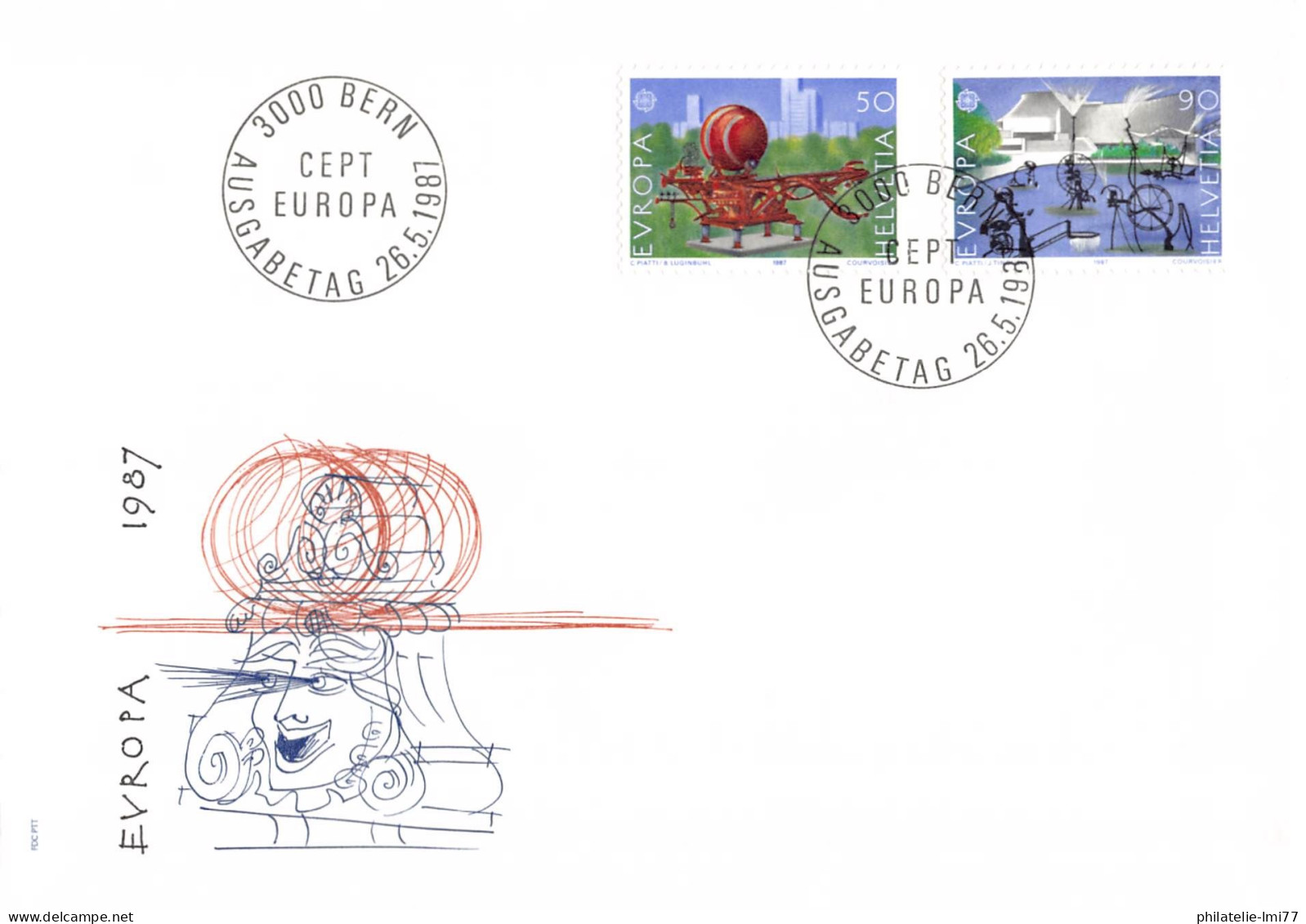 Suisse - FDC Europa 1987 - 1987
