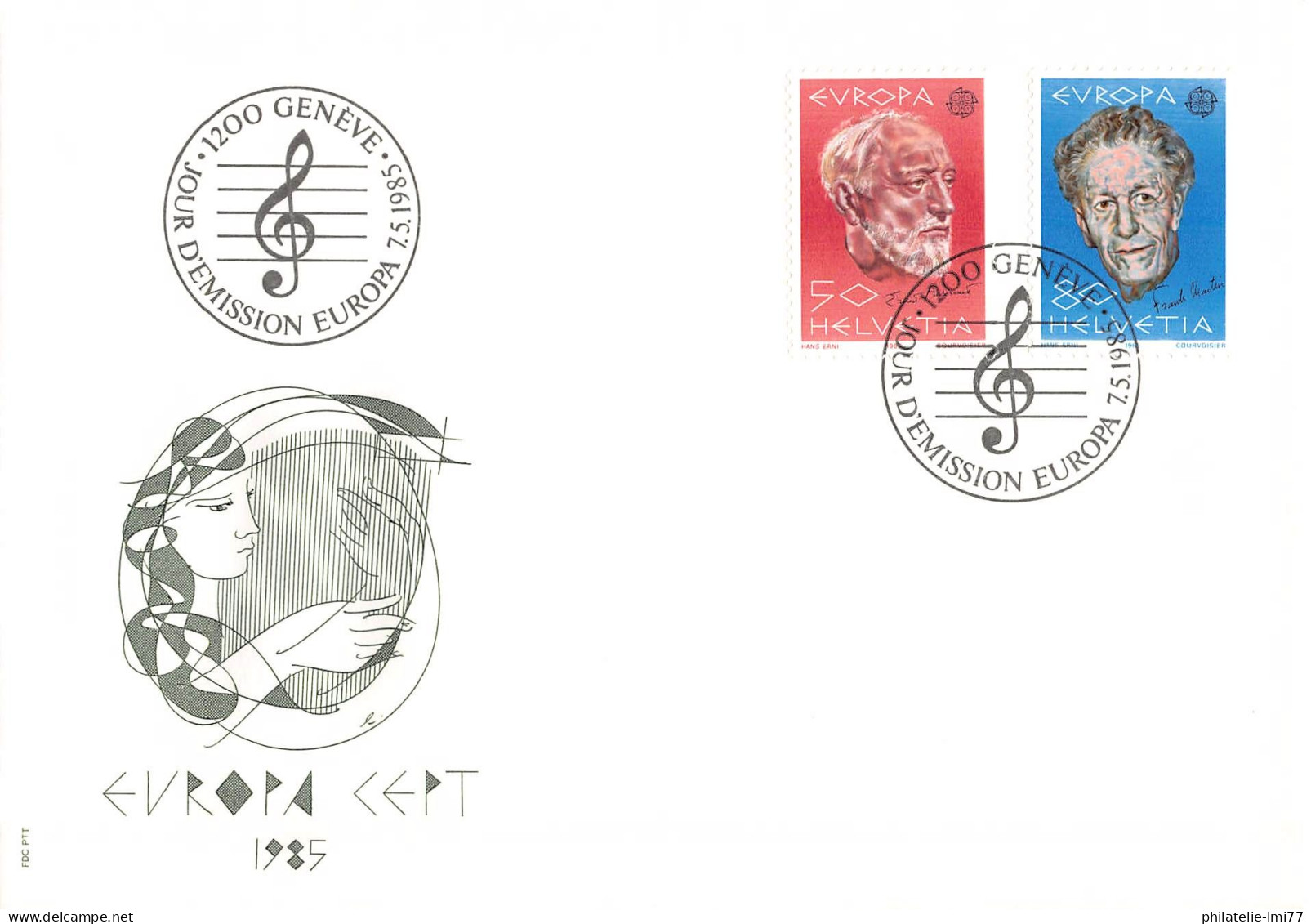 Suisse - FDC Europa 1985 - 1985