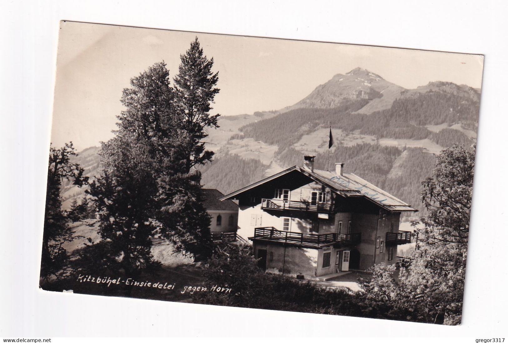 E5781) KITZBÜHEL - Einsiedelei Gegen Horn - Alte FOTO AK 1957 - Kitzbühel