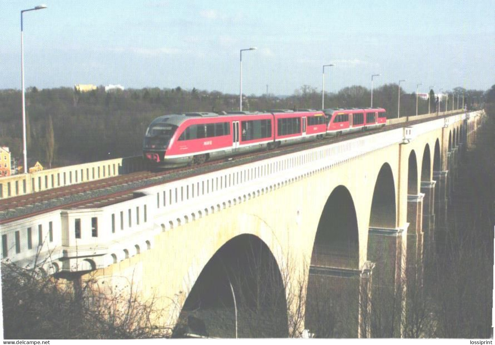 Germany:DESIRO Train On Beissebrücke Bridge In Görlitz - Obras De Arte