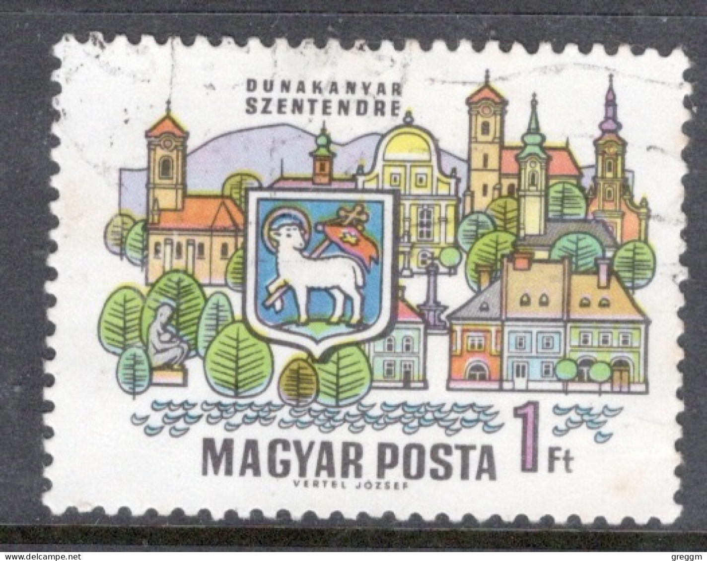 Hungary 1969 Single Stamp Showing Towns Of The Danube Bend In Fine Used - Used Stamps