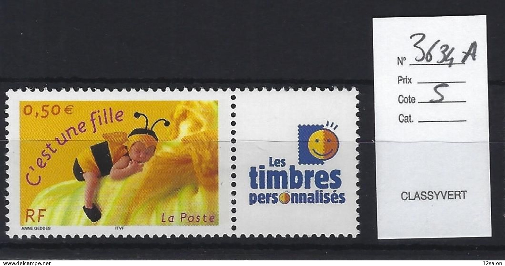 FRANCE PERSONNALISE ** N° 3634A - Unused Stamps