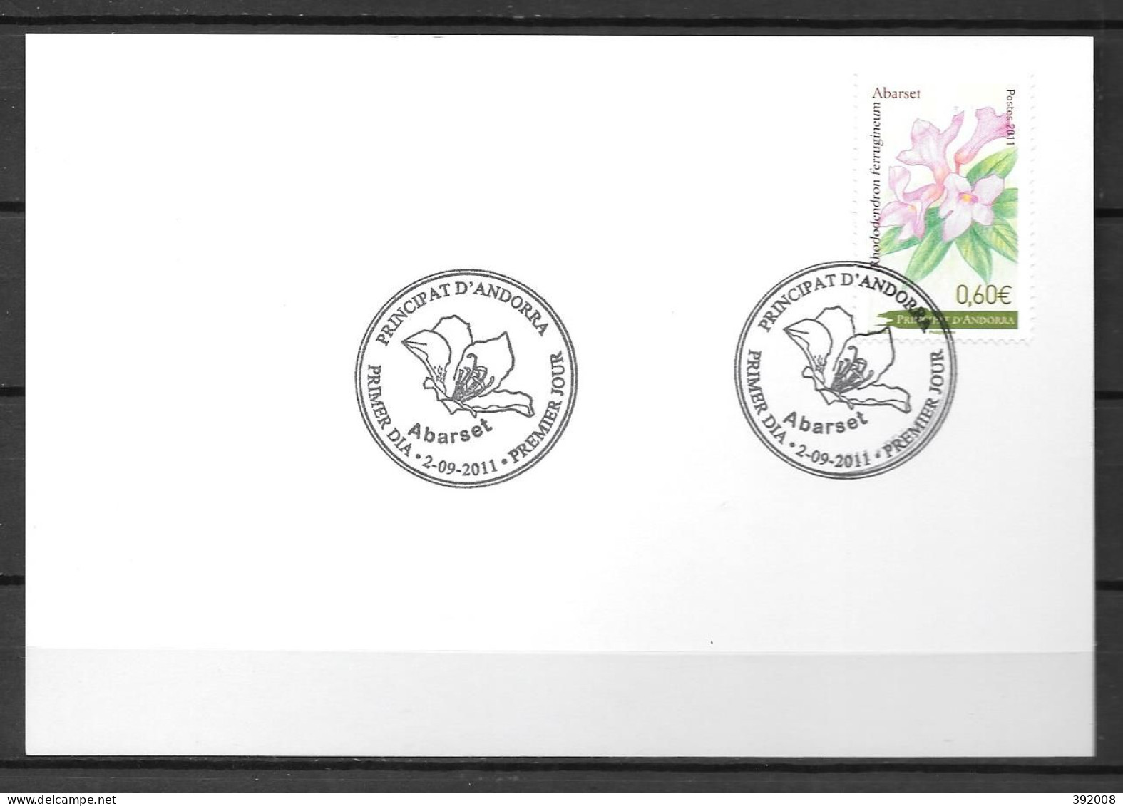 2011 - 713 - Fleurs - 14 - FDC