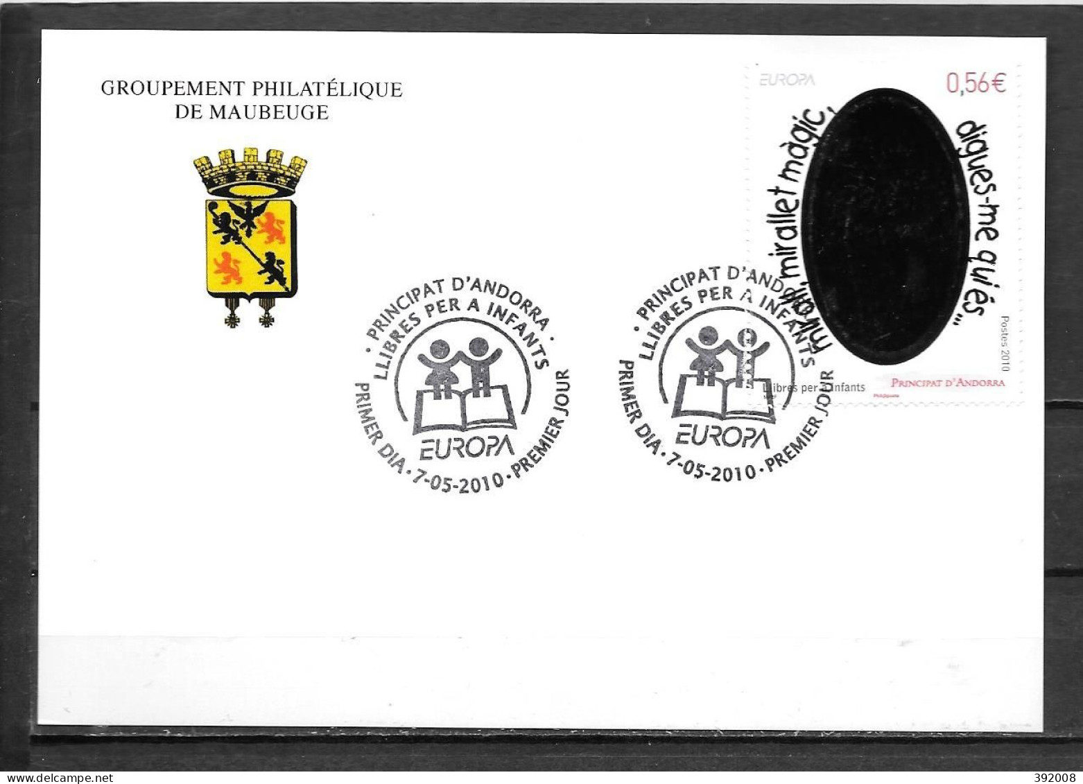 2010 - 694 - Europa - 13 - FDC