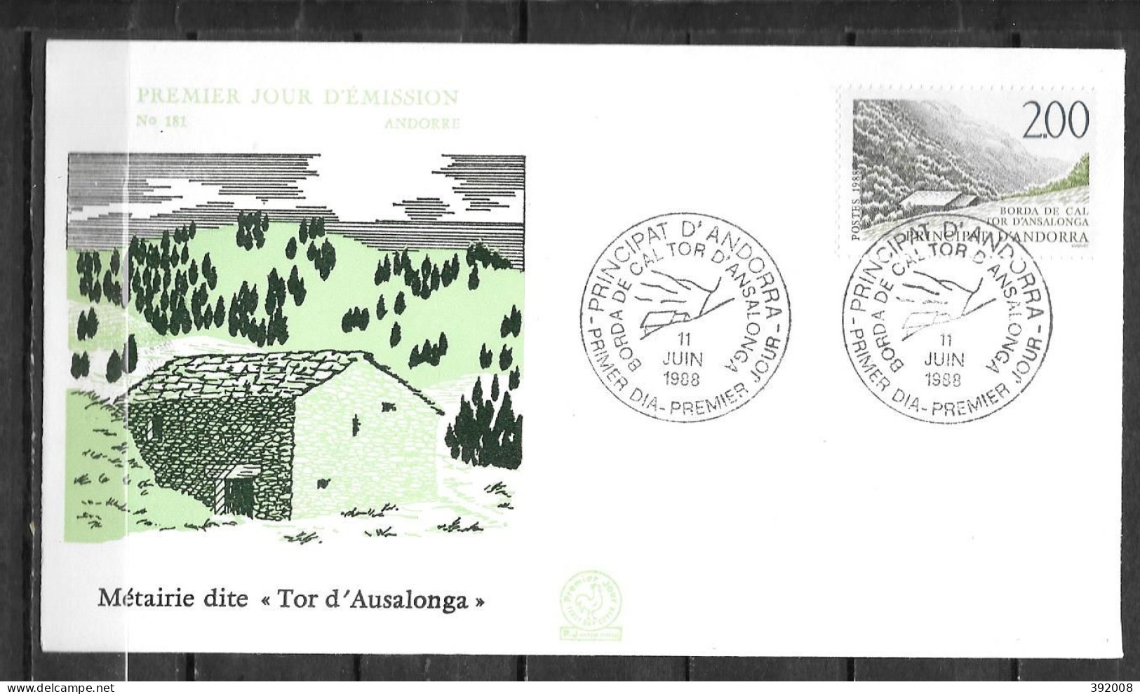 1988 - 372 - Tourisme - 8 - FDC