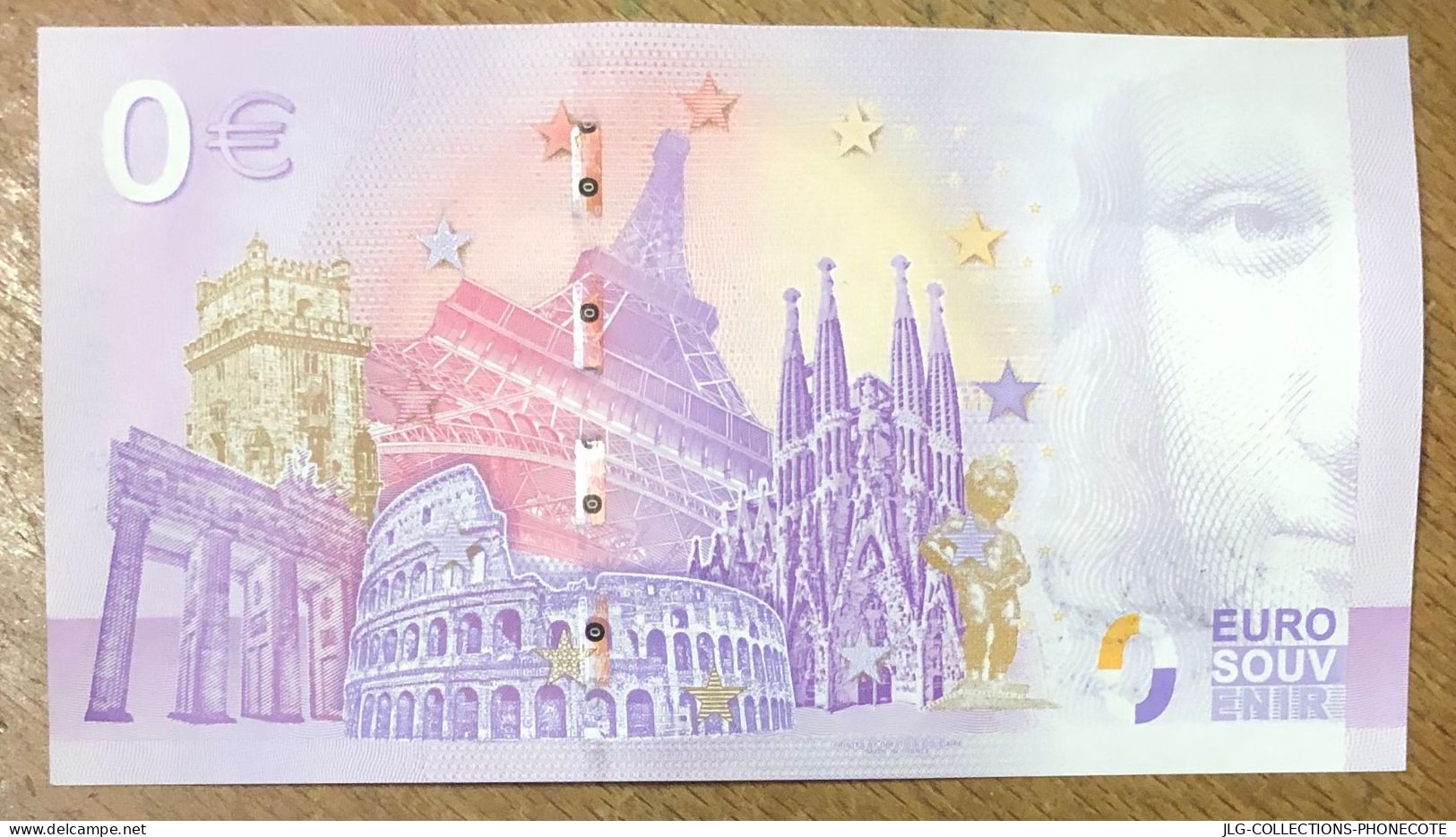 2024 CHÂTEAU DE QUÉRIBUS & TAMPON BILLET 0 EURO SOUVENIR 0 EURO SCHEIN BANKNOTE PAPER MONEY BILLETE - Essais Privés / Non-officiels