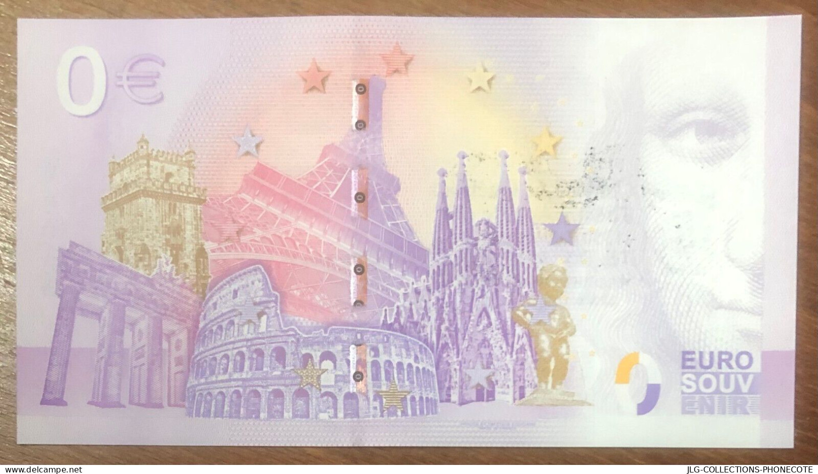 2024 MONTPELLIER PLANET OCÉAN & TAMPON BILLET 0 EURO SOUVENIR 0 EURO SCHEIN BANKNOTE PAPER MONEY BILLETE - Privatentwürfe