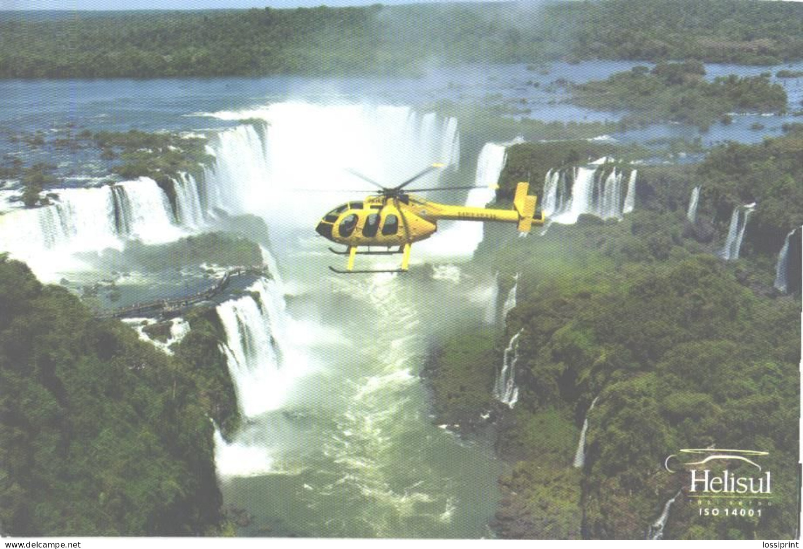 Brasil:Brazil, Iguassu Waterfalls, Helicopter - Hubschrauber