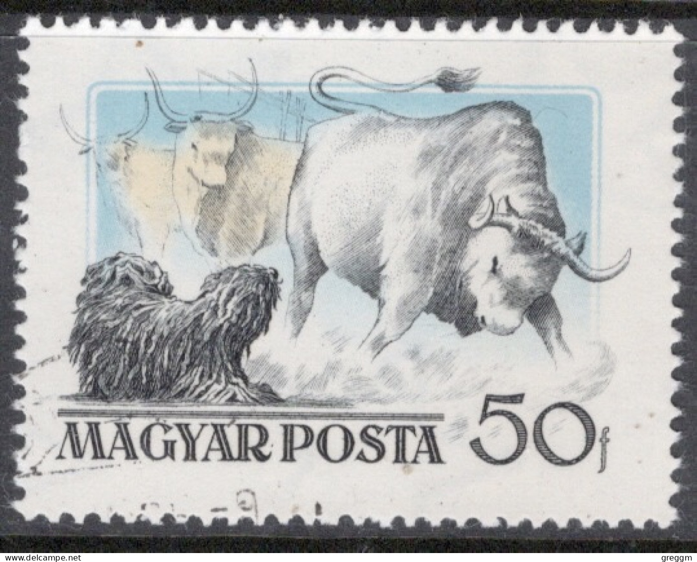 Hungary 1956 Single Stamp Showing Hungarian Dogs In Fine Used - Used Stamps