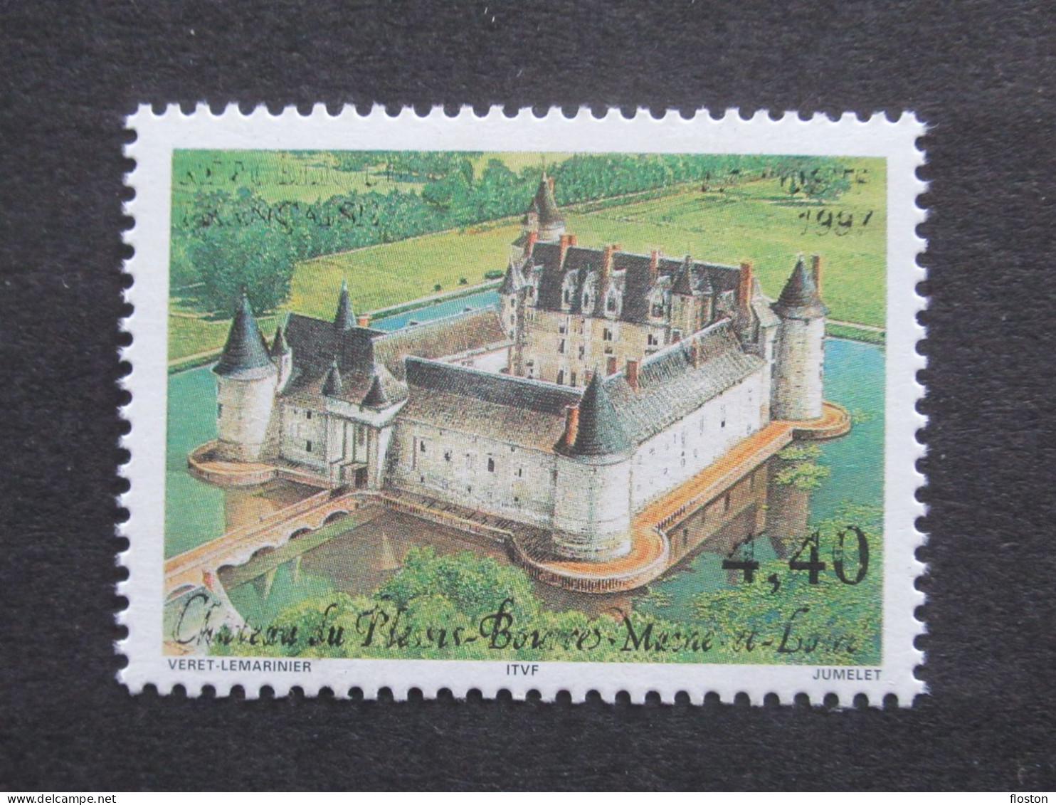 3081 - 4f40 - LUXE** - Château Du Plessis Bourré - Inscriptions Incomplètes - Signé Calves - Dentelés 12(1/2)x13(1/2) - Ungebraucht