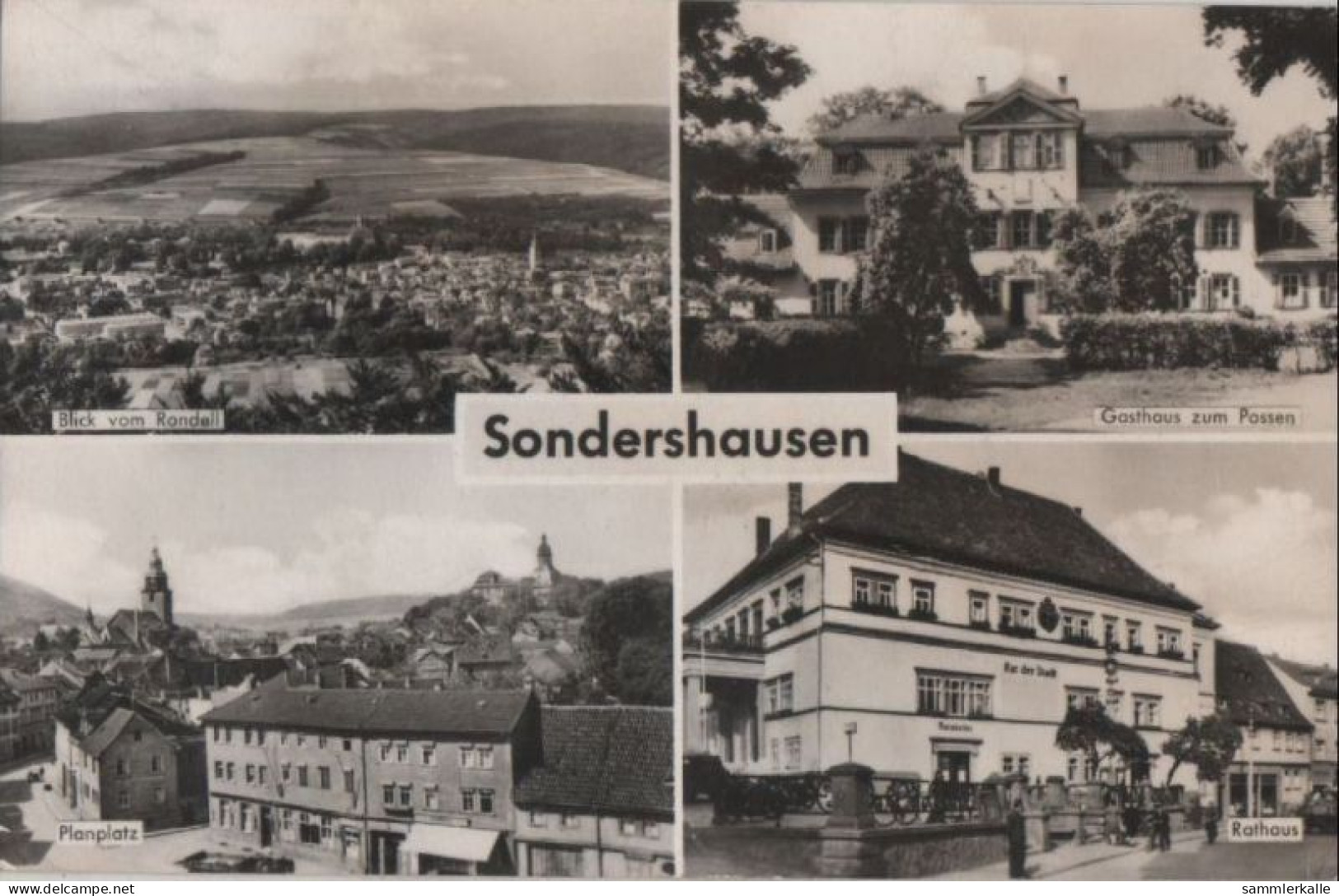 87464 - Sondershausen - U.a. Gasthaus Zum Possen - 1962 - Sondershausen