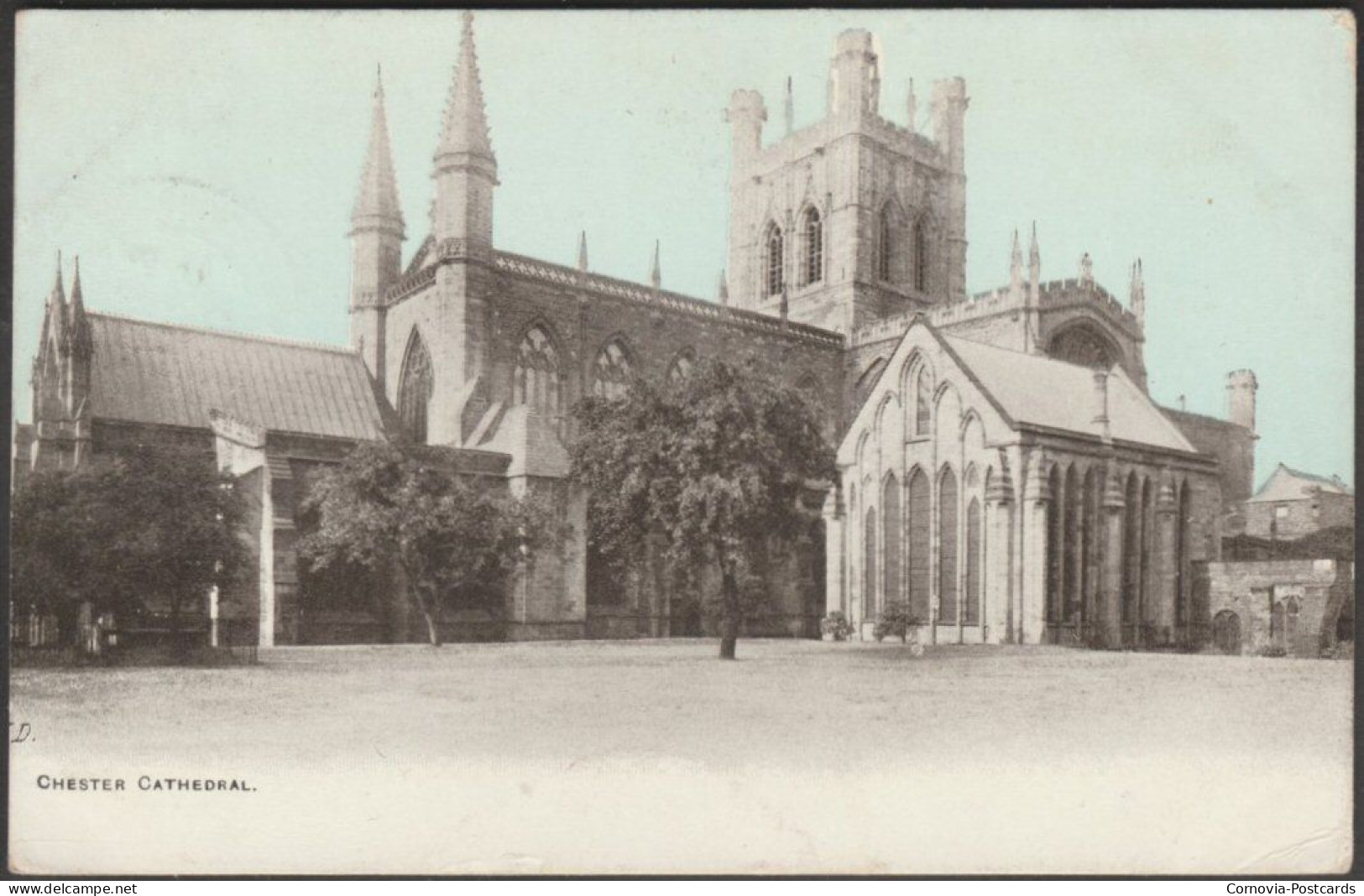 Chester Cathedral, Cheshire, 1905 - WJH & Co Postcard - Chester