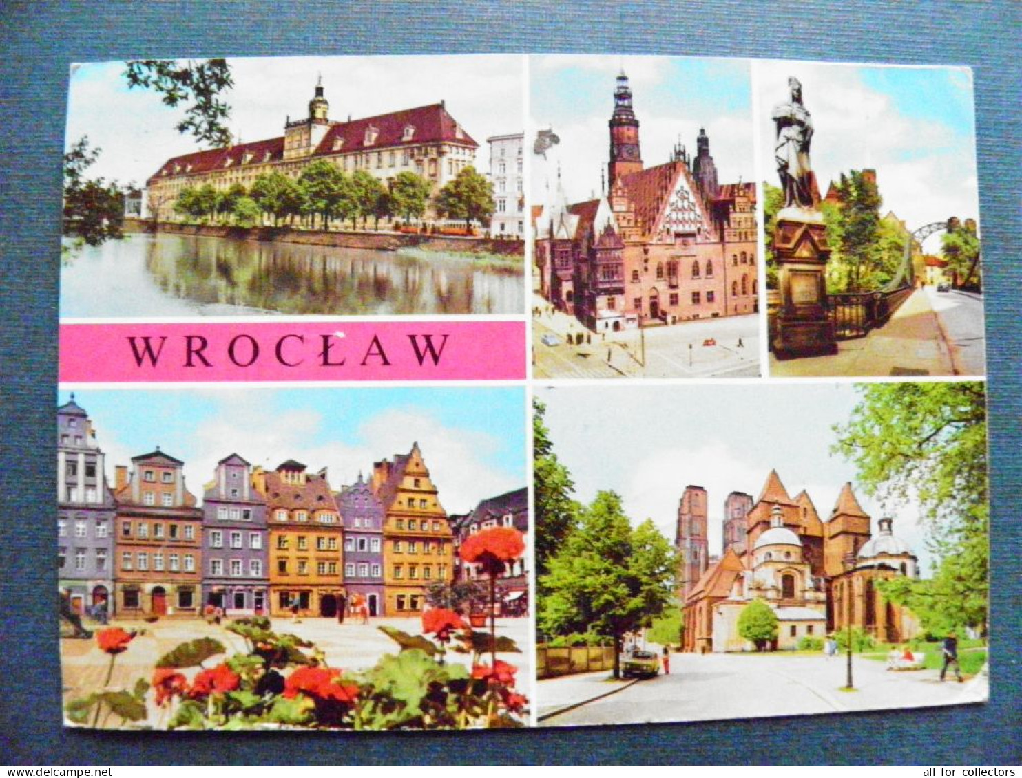 Post Card Sent From Poland Wroclaw Sent To Vilnius Lithuania 1977 Fishing - Covers & Documents