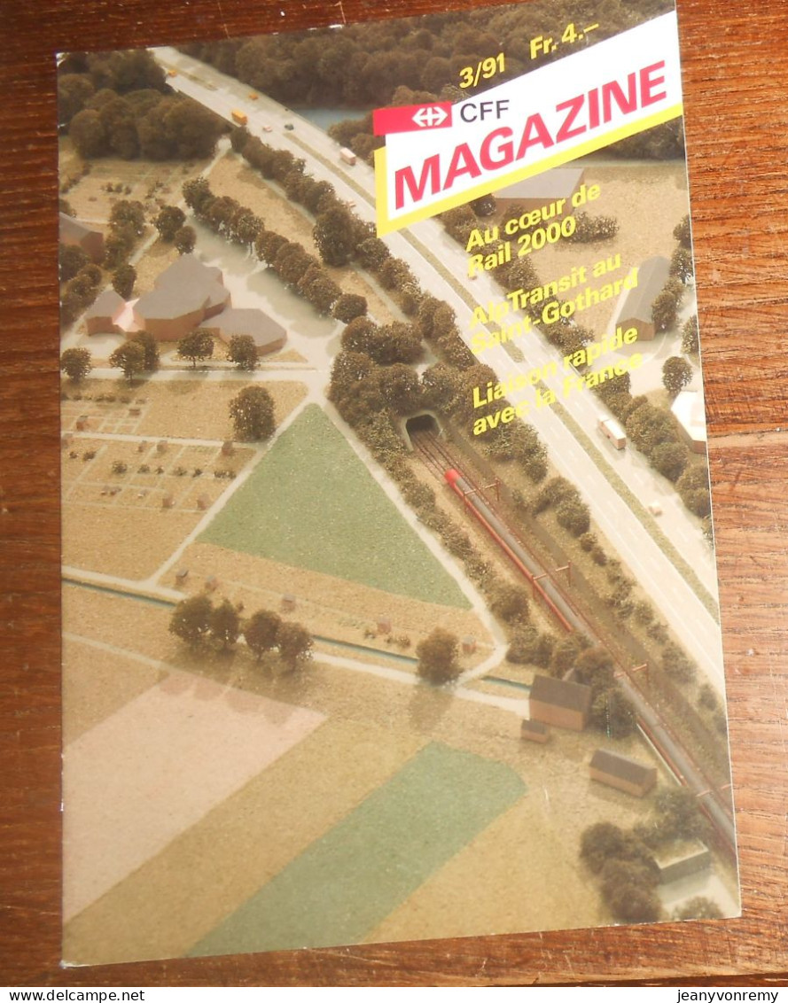 CFF Magazine. Mars 1991. - Eisenbahnen & Bahnwesen