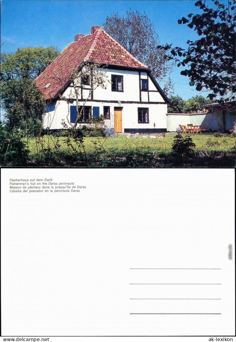 Ansichtskarte Prerow Fischerhaus Auf Dem Darß 1988 - Seebad Prerow