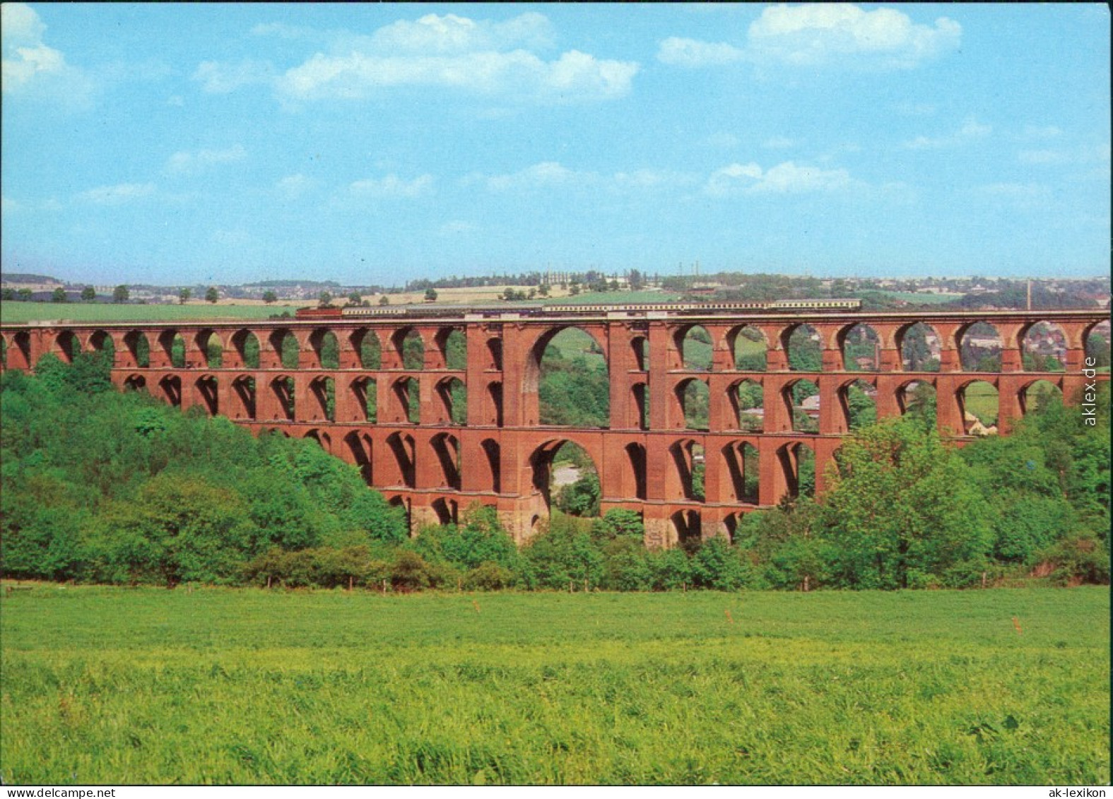 Ansichtskarte Mylau-Reichenbach (Vogtland) Göltzschtalbrücke 1982 - Mylau